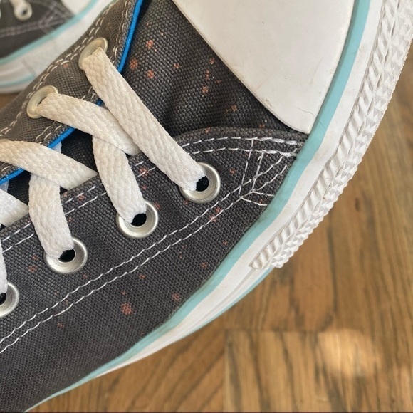 Converse All Stars double tongue low top Chucks 10 - Picture 8 of 10